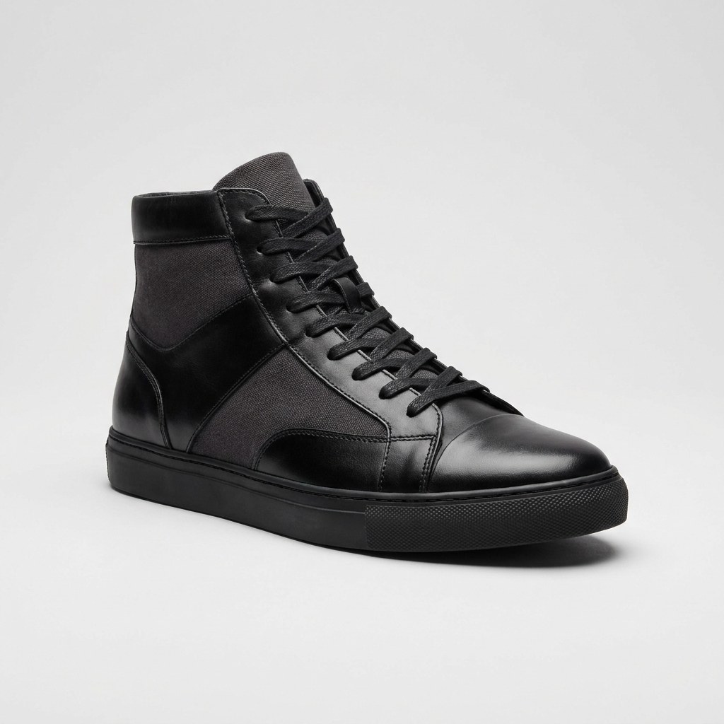 Yüksek Bilek Sneaker — Siyah
