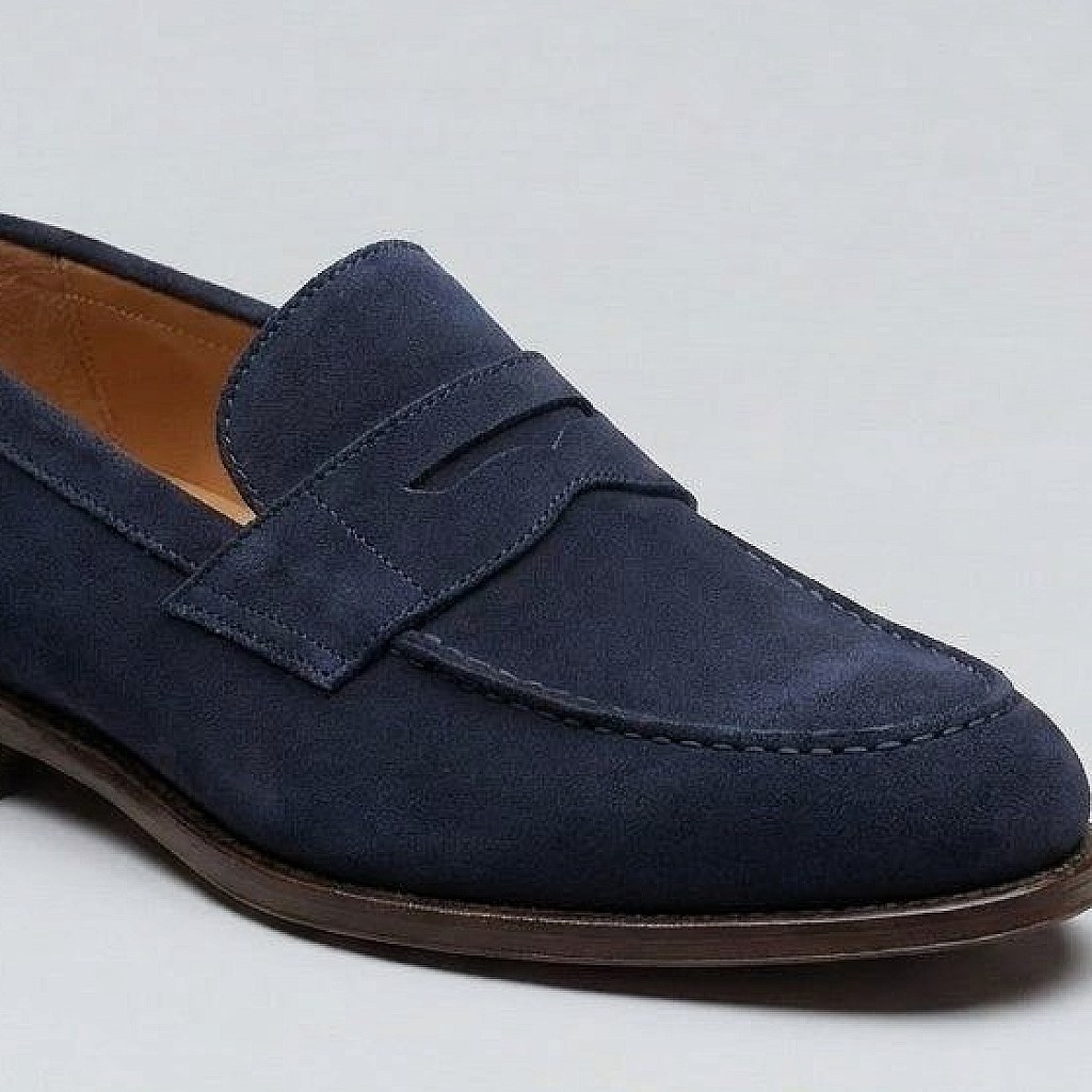 Süet Loafer — Lacivert — görsel 3