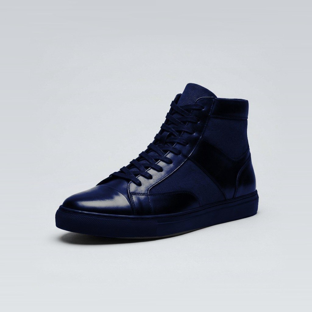 Yüksek Bilek Sneaker — Lacivert — görsel 2