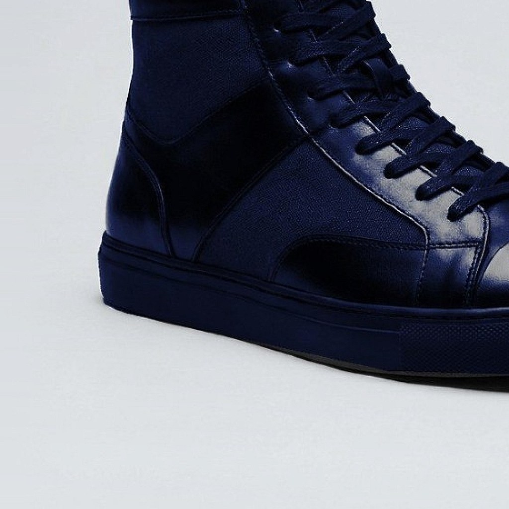 Yüksek Bilek Sneaker — Lacivert — görsel 4