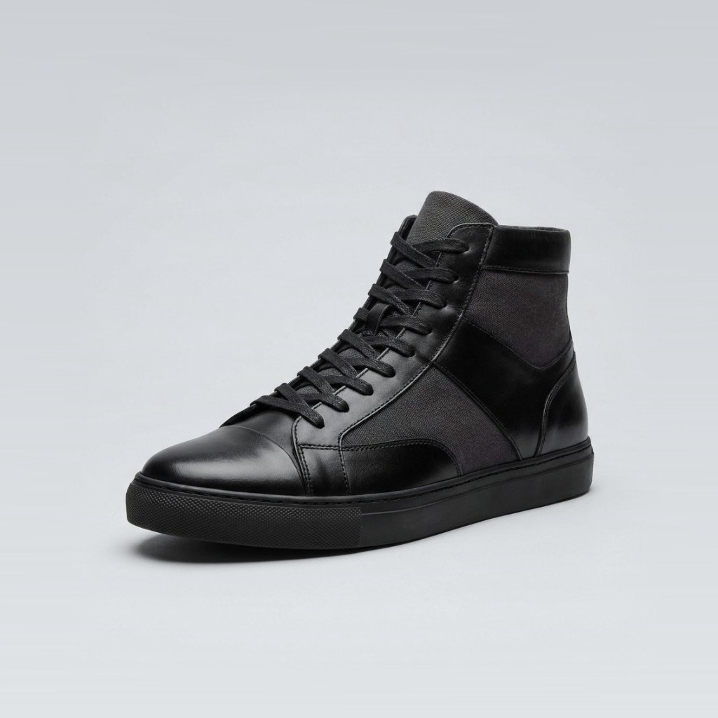 Yüksek Bilek Sneaker — Siyah — görsel 2