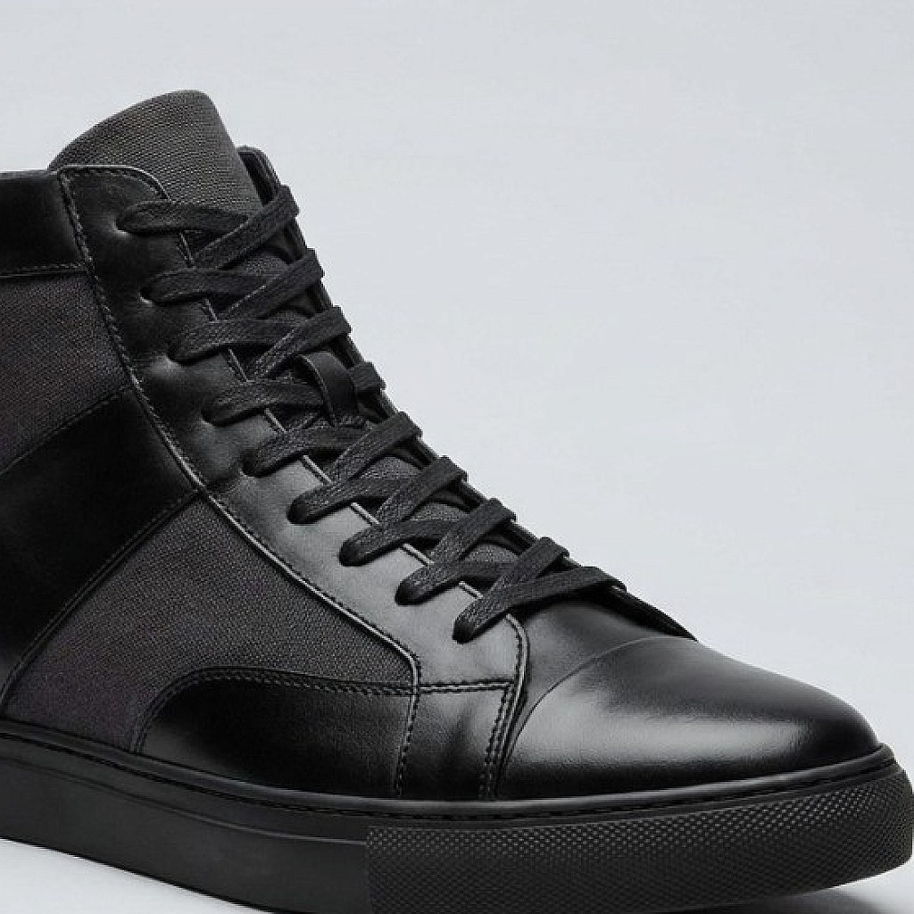Yüksek Bilek Sneaker — Siyah — görsel 3