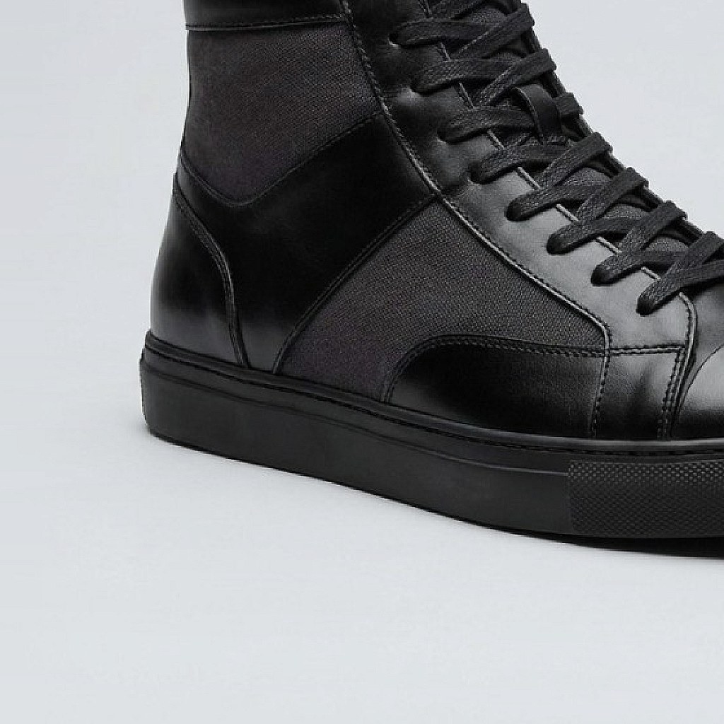 Yüksek Bilek Sneaker — Siyah — görsel 4