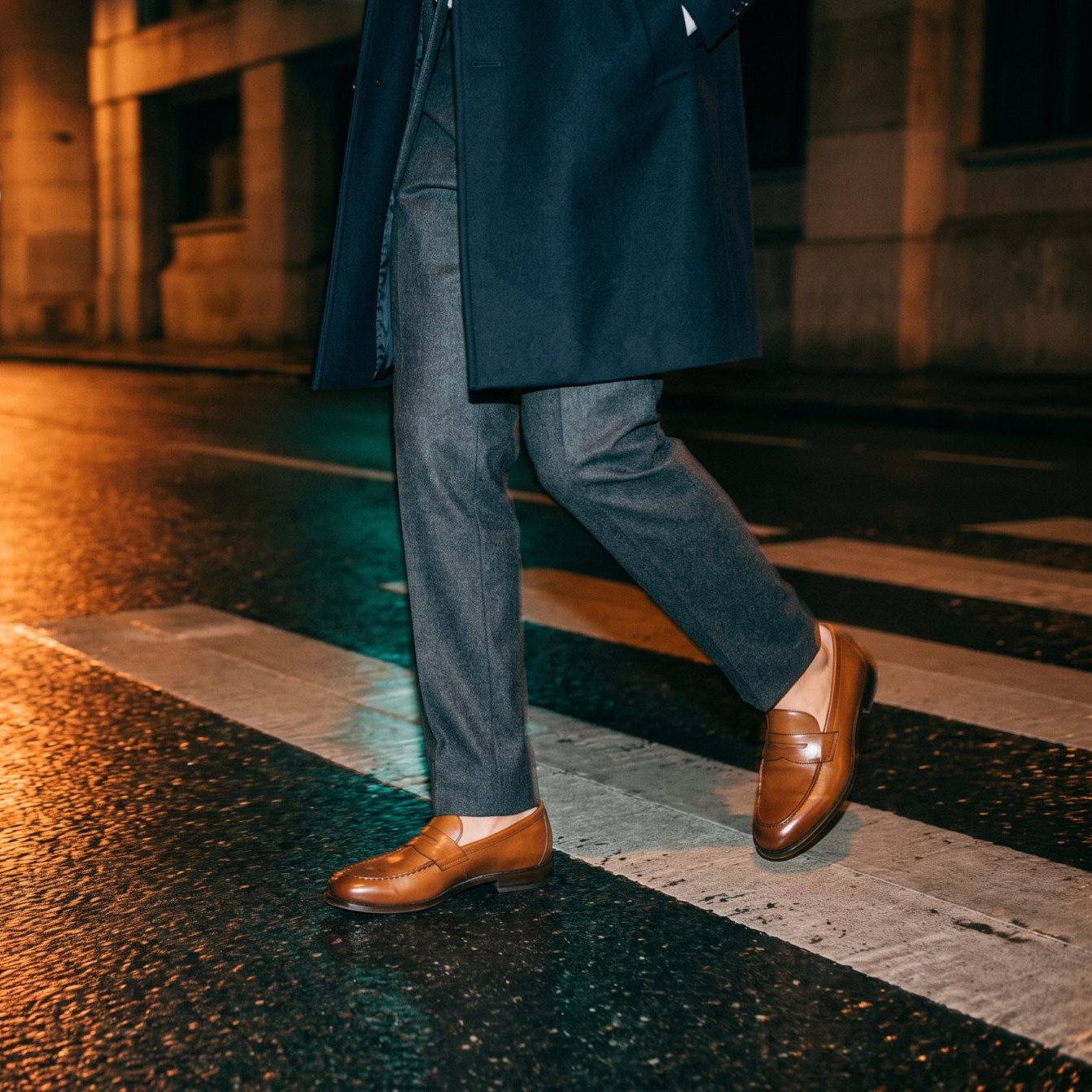 Deri Loafer — Taba — görsel 5