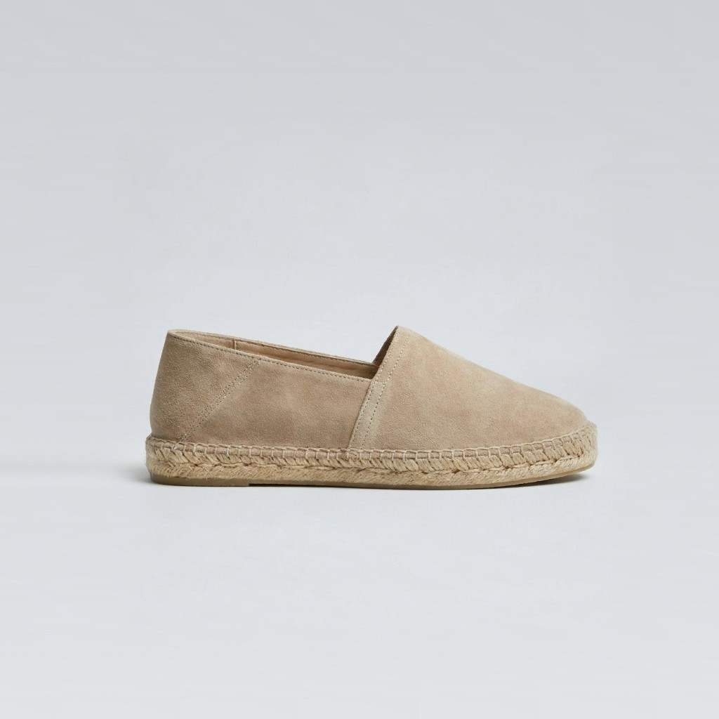 Süet Espadril — Bej